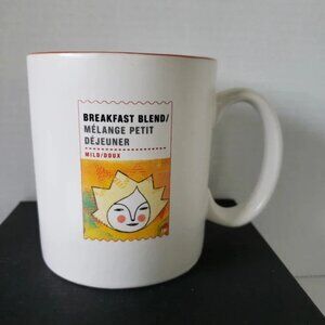 Starbucks Breakfast Blend OrangeWhite Large Coffee Mug